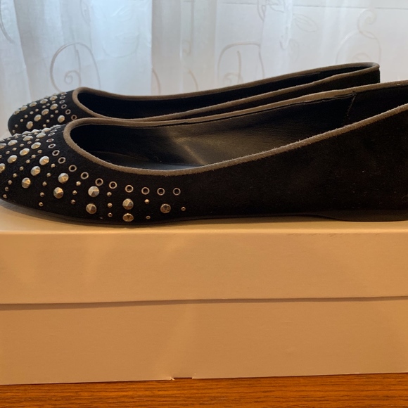 JCREW Suede Studded Ballet Flats - Picture 3 of 7